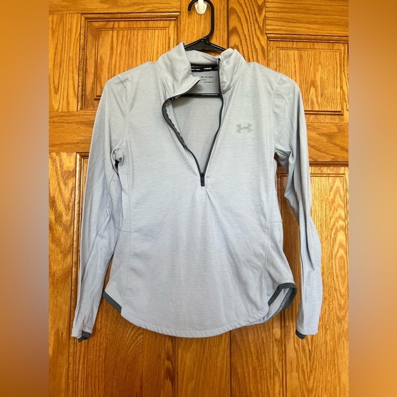Under Armour - Heatgear & Fitted Gray Quarter-Zip - Picture 1 of 3